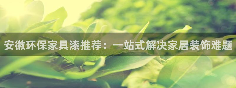 沐鸣官网app：安徽环保家具漆推荐：一站式解决家居装饰难题