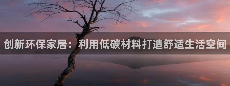 沐鸣平台正规么：创新环保家居：利用低碳材料打造舒适生活空间